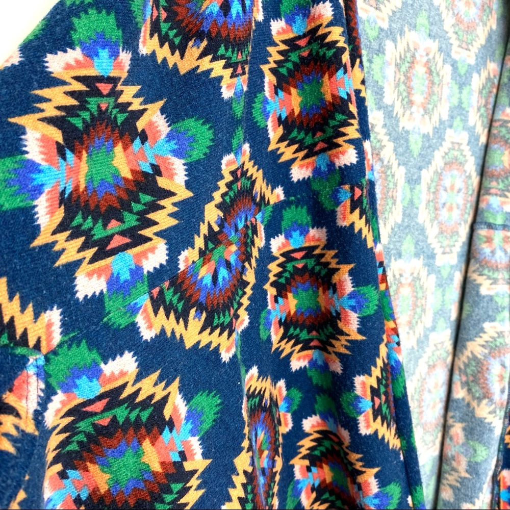 Tribal Print Cocoon Sweater - Picture 3 of 5